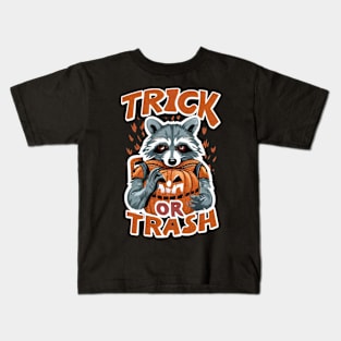 TRICK OR TRASH Kids T-Shirt